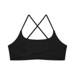 Strappy Back U-Neck Sports Bra - Image 4