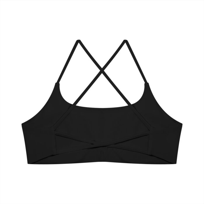 Strappy Back U-Neck Sports Bra - Image 4