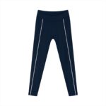Contrast Piping High-Waist Leggings - Image 7