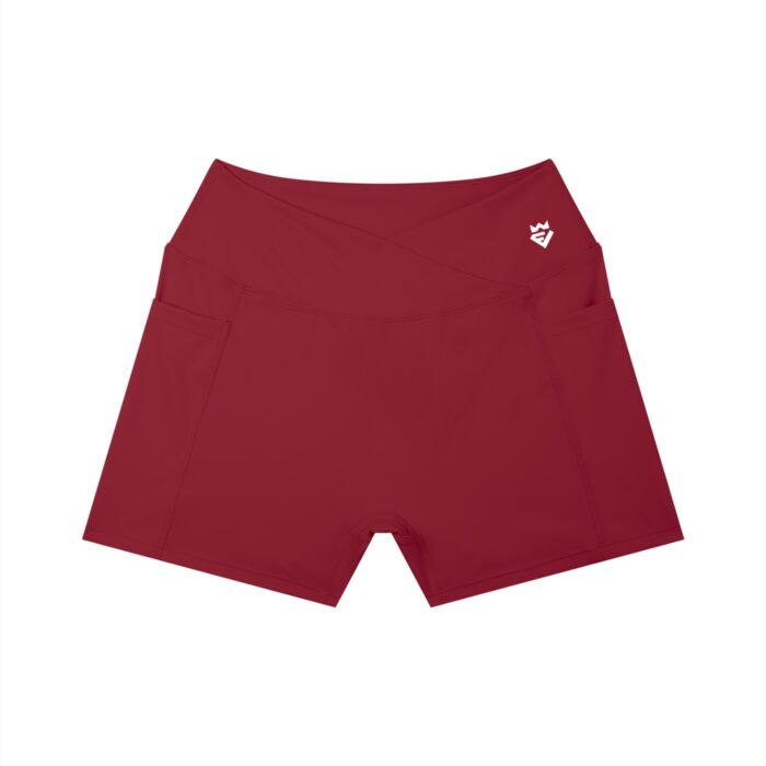 V-Waist Scrunch Shorts with Pockets - Image 15
