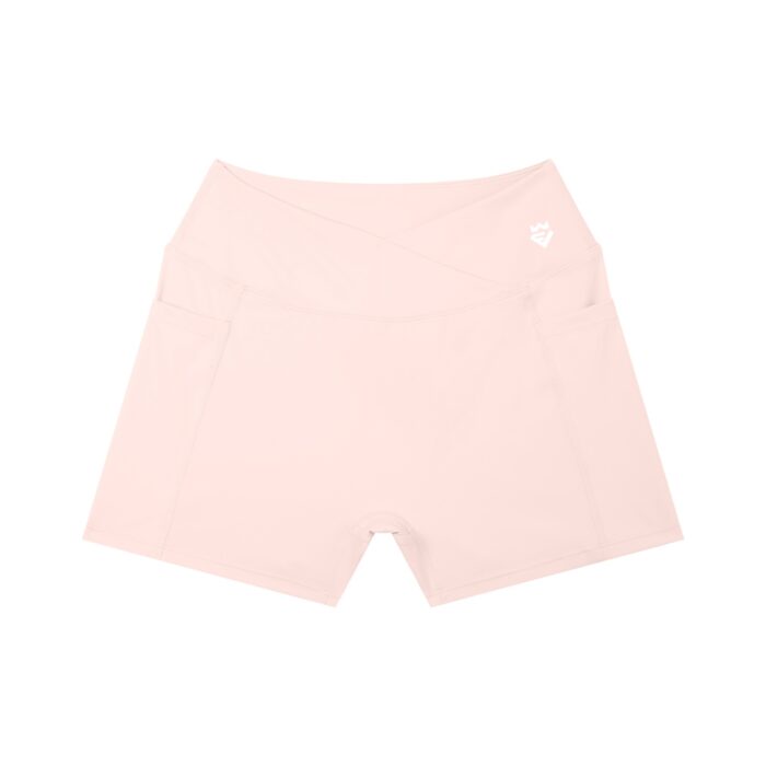 V-Waist Scrunch Shorts with Pockets - Image 3