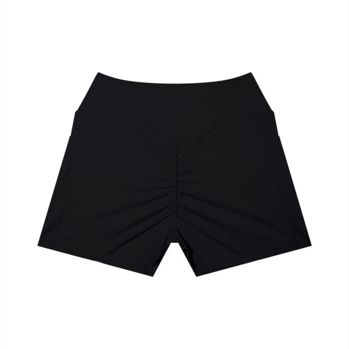 V-Waist Scrunch Shorts with Pockets - Image 2