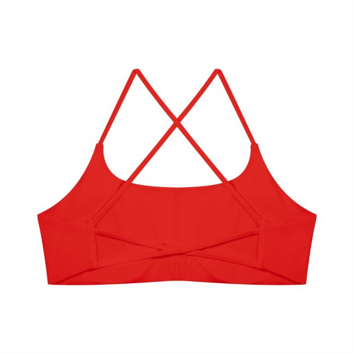 Strappy Back U-Neck Sports Bra - Image 10