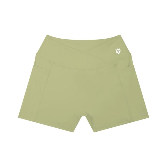 V-Waist Scrunch Shorts with Pockets - Image 11