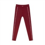 Contrast Piping High-Waist Leggings - Image 6