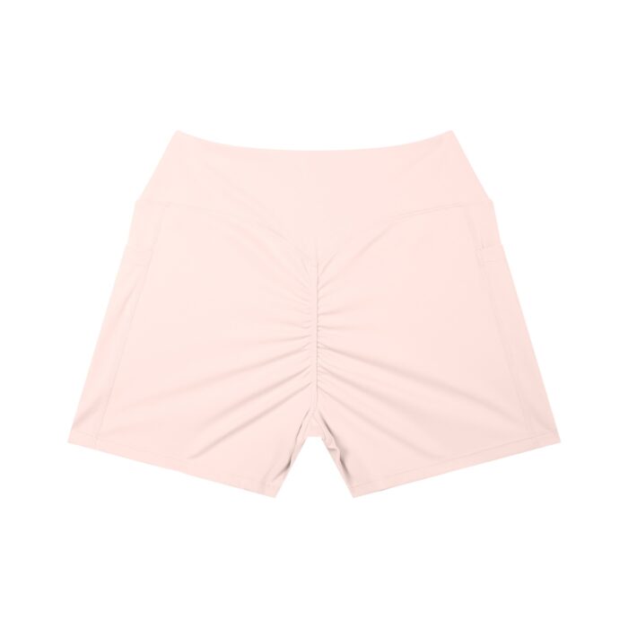 V-Waist Scrunch Shorts with Pockets - Image 4