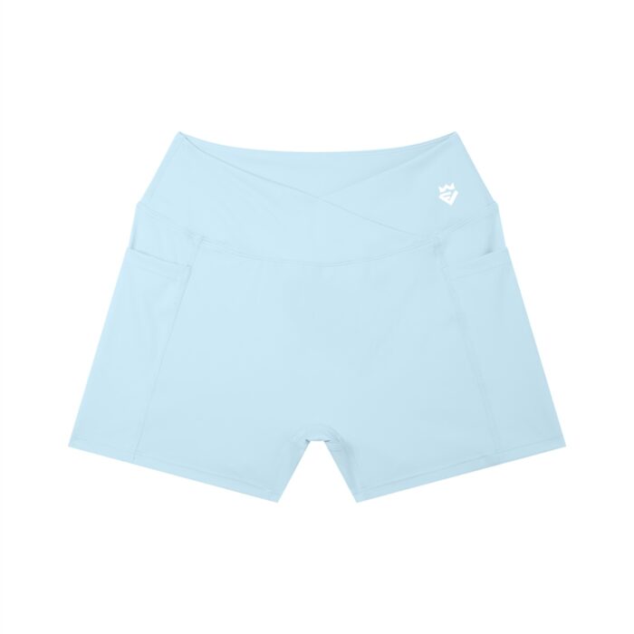 V-Waist Scrunch Shorts with Pockets - Image 7