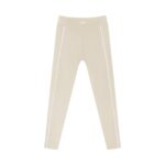 Contrast Piping High-Waist Leggings - Image 4