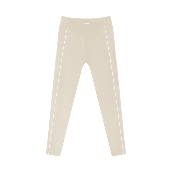 Contrast Piping High-Waist Leggings - Image 4