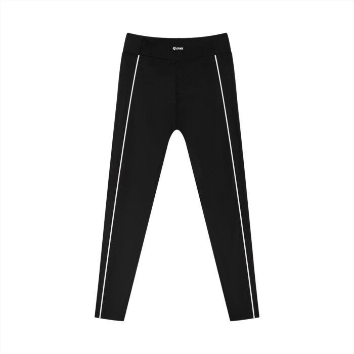 Contrast Piping High-Waist Leggings - Image 2