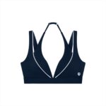 Contrast Piping Halter Sports Bra - Image 5