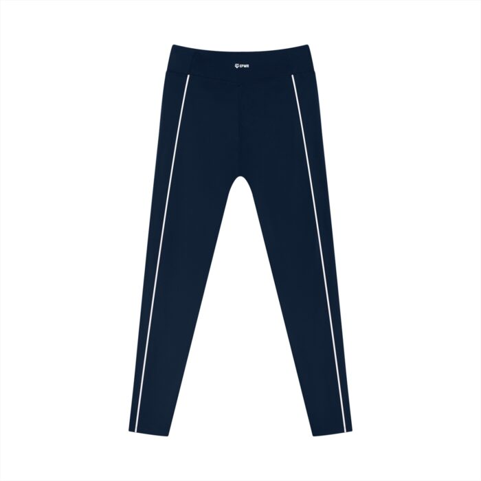 Contrast Piping High-Waist Leggings - Image 8